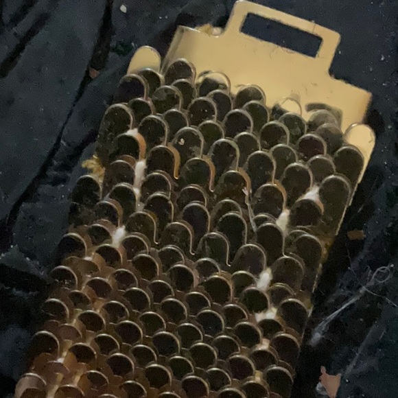 “VINTAGE MCM FISH SCALE GOLD BELT”. - Picture 16 of 16